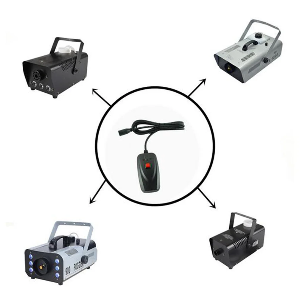 Fog Machine Wired Remote Control 3Pins 400w 1500w Smoke Machine 2.5m