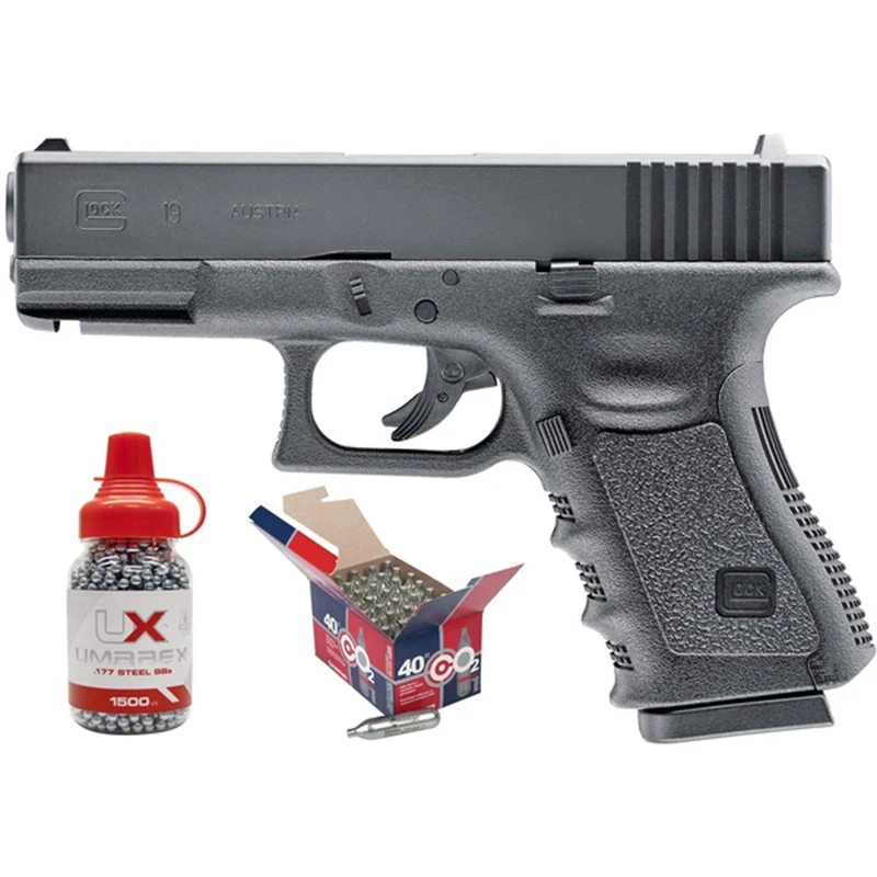 Настенный жестяной пистолет GLOCK 19 Gen3 .177 Калибр BB настенный Воздушный знак | Дом и