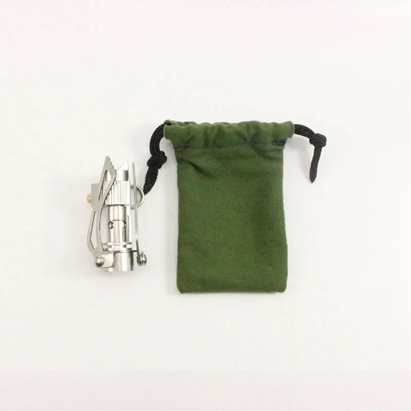 Слитная уличная плита сверхлегкая Складная газовая для кемпинга печь выживания