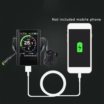

Accessories Easy Use Speed Outdoor Cycling Electric Bicycle Disturbance Notice Time USB Interface Color Display Mid Drive Motor
