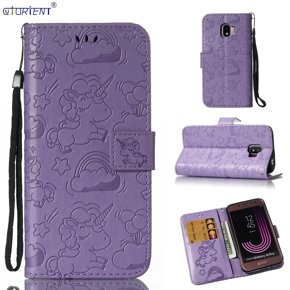 

Flip Cover For Samsung Galaxy J2 Pro 2018 Grand Prime Pro Wallet Leather Case SM-J250M SM-J250F/DS Fashion Card Slot Phone Cover