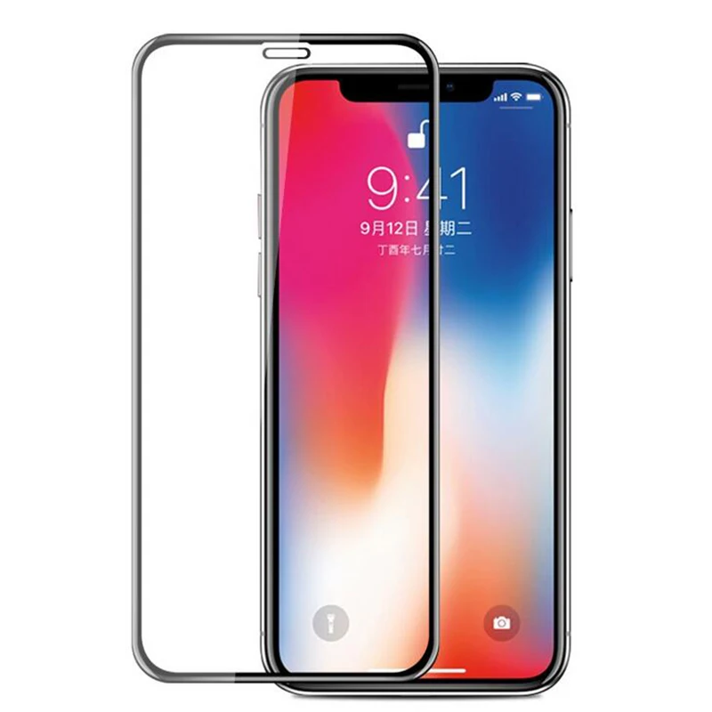 

Full Cover Tempered Glass For iPhone X XS Screen Protector XR Xs MAX Protective Film