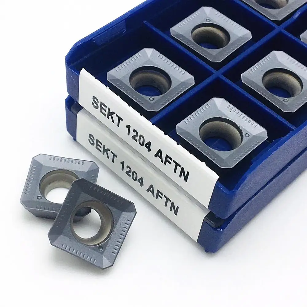 

SEKT1204 AFTN LT30 milling insert carbide 100% milling turning tool insert sekt 1204 CNC machining