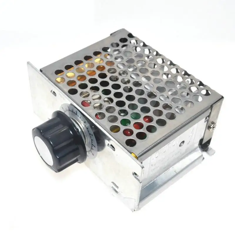 Professional 4000W 220V Voltage Regulator SCR Speed Controller Electronic Governor Thermostat BS