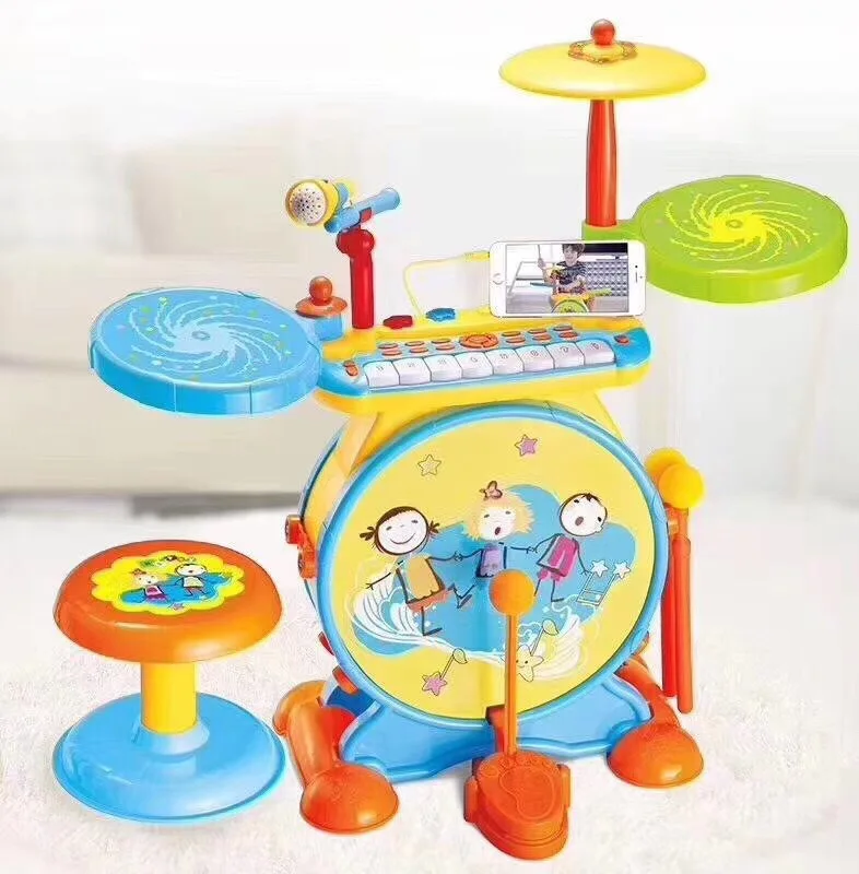 

Polaroid Jazz Drum Model Drum Kit Children Musical Instrument Toy