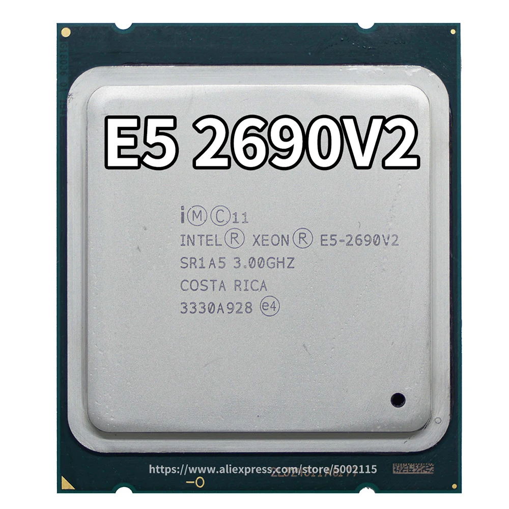 Intel E5-2690 v2 процессор SR1A5 3,0 ГГц 10-ядерный 25 Мб разъем LGA 2011 ЦП Xeon E5 2690 V2