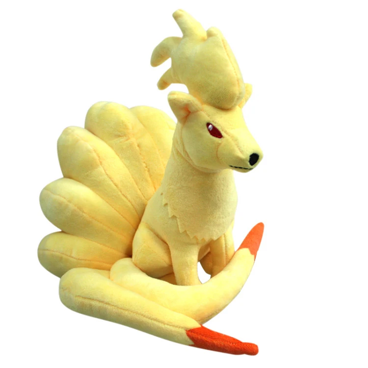 Мультфильм плюшевые игрушки 25 см Ninetales милый в виде животного мягкая набивная кукла Дети Рождественский подарок