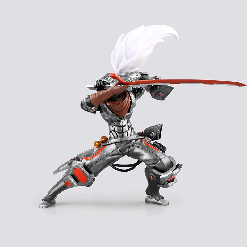 

8" Anime Yasuo The Unforgiven Simulation Art Craft Holiday Gift PVC Action Figure Collectible Model Toy BOX 22CM V910