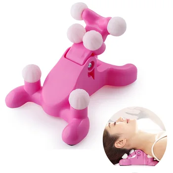

Cervical Neck Traction Massage pillow ruff support 3d neck massager Relaxation Pain Relief Back Stretching Relax Neck Massager