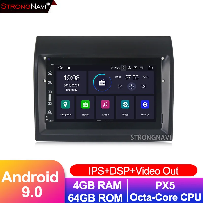 

IPS DSP Android 9.0 7inch Car Radio DVD Player GPS For Fiat Ducato 2008-2015 Citroen Jumper Peugeot Boxer Video Navigation