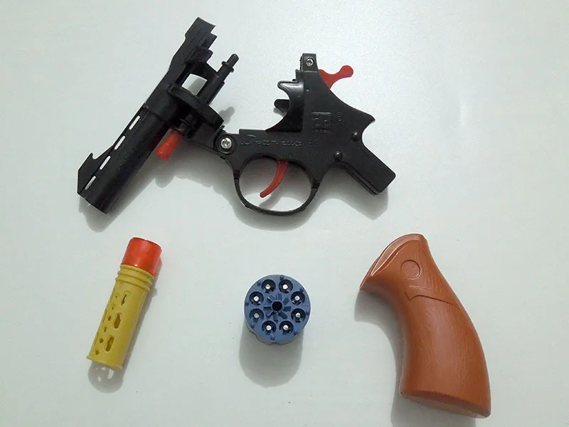 Пластиковый игрушечный Револьвер с крышкой мини airsoft bb пистолет Старый Стиль bb пистолет air 14 лет Детское ружье игрушки красный зеленый nerf