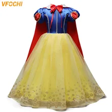 VFOCHI Новая девушка платья принцесса 13 Цвет Анны и Эльзы на Хеллоуин; платье для девочек; платье для маленьких девочек платье для выступлений на сцене костюмы на Хэллоуин для девочек