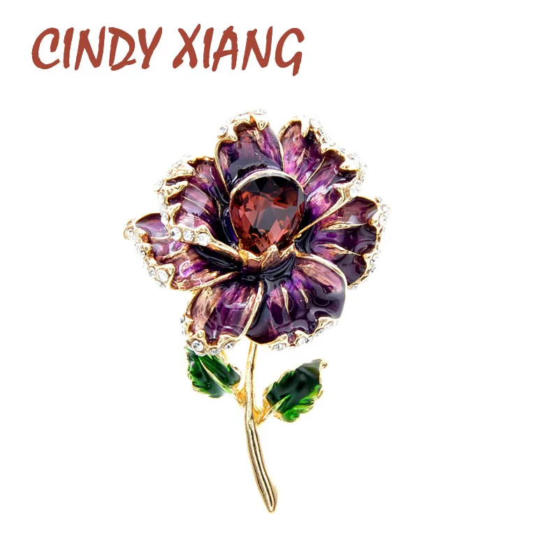 CINDY XIANG Стразы маленькая Автомобильная булавка броши для женщин Креативный
