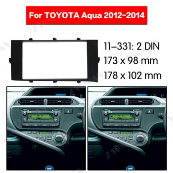 

Radio Facia For TOYOTA Aqua 2012-2014 (RHD) Bracket dvd player Fascia Car Stereo Radio Installtion Dash