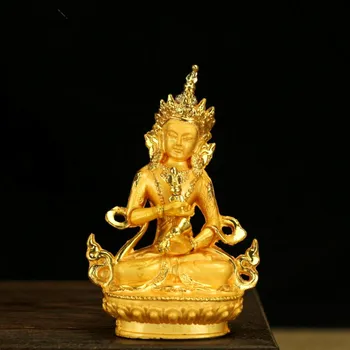 Suministros-Budista Mini, figura formal, Vajrasattva, estatua de cobre, abrigo, Vajrapani, figura templada