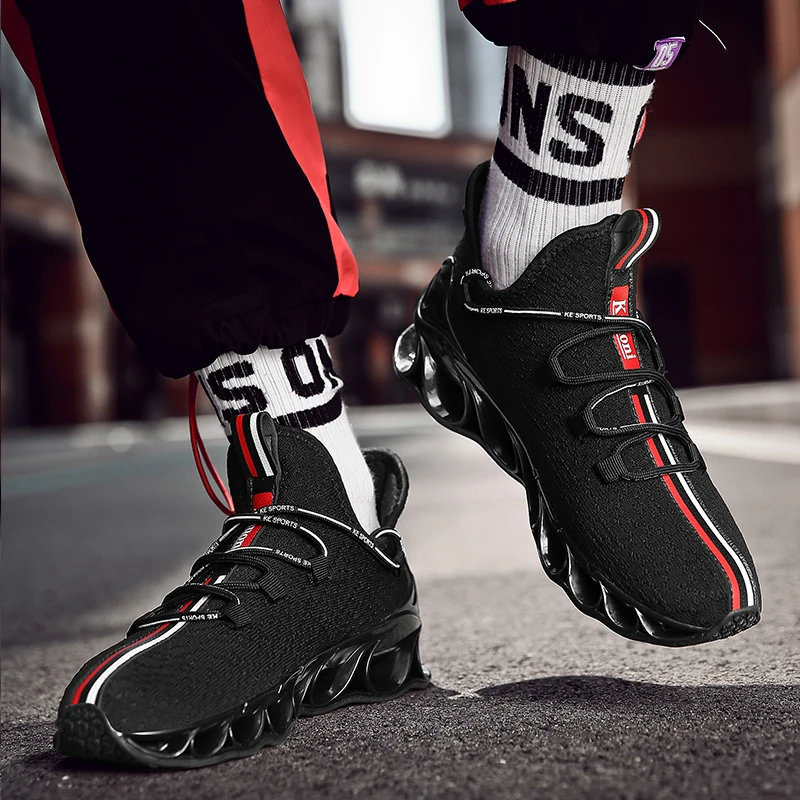 TRYJADE новые мужские кроссовки дышащие сетчатые кроссовки уличные Большие размеры 39-44 взрослая обувь для бега спортивные кроссовки