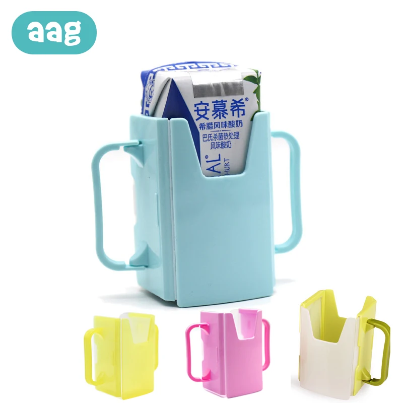 

AAG Adjustable Baby Cup Holder Storage Children Juice Milk Box Bottle Holder Mug Toddler Cup Pouch Case Feeding Accessories
