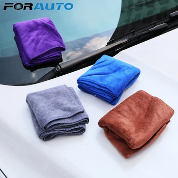 

FORAUTO 30*70cm Car Wash Towel Ultra Soft Microfiber Cloth Water Absorption for Car Wax Polish Auto Care Detailing Car-styling