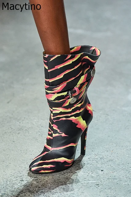 evening dress with ankle boots