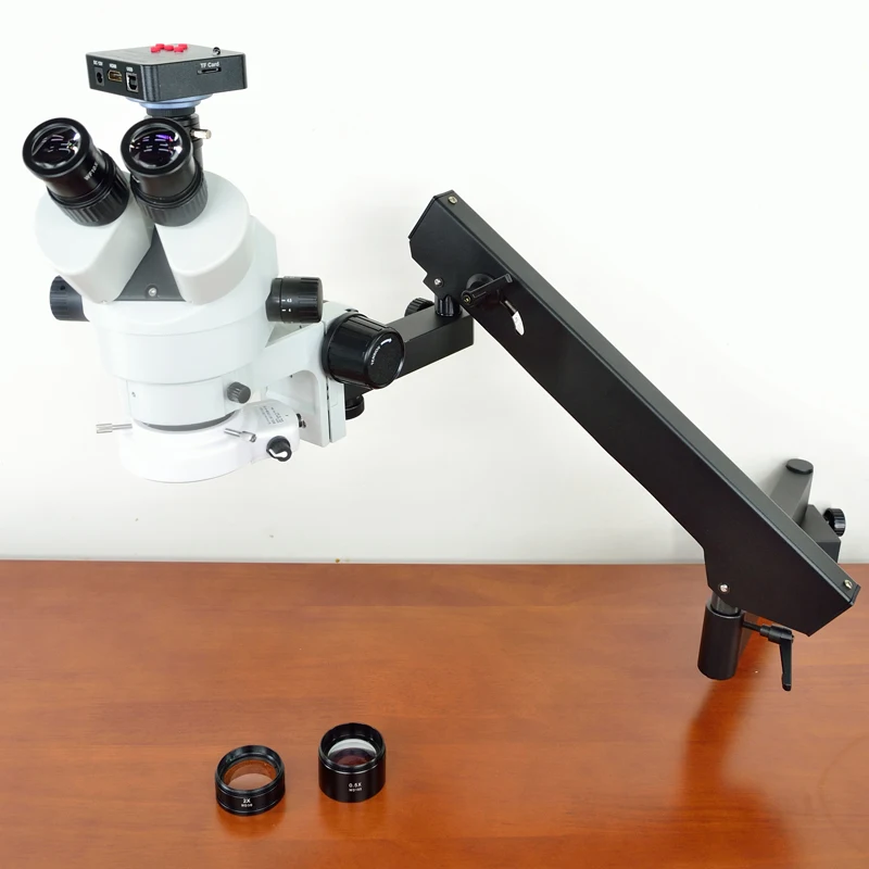 Микроскоп FYSCOPE 38MP 60spf HDMI 3 5x-90X Стерео Зум многофокусный микроскоп + Шарнирная