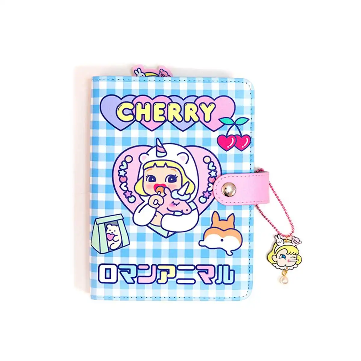 1 шт. дневник милый мультфильм Kawaii Сделай Сам блокнот девушка сердце счет дневник план повесток дня А6 блокнот Вкладыш блокнот дневник - Цвет: Blue Grid