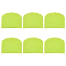 6 шт. PP тестораскатчик пластиковый скребок для торта Скребок пластинчатый маслорассекатель кухонный гаджет инструменты для выпечки