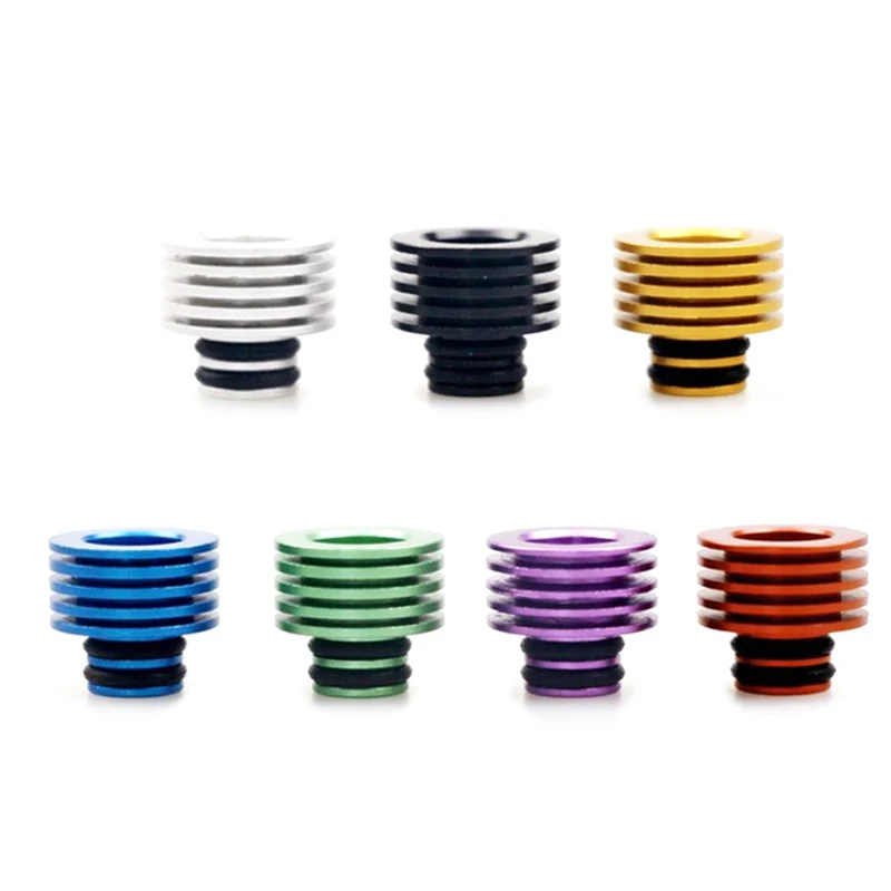 

Color 510 To 510 Drip Tip Aluminium E-Cigarette Heat Sink Adapter For RDA RTA Atomizer Vape Mod