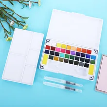

36 Color Watercolor Paint Solid Set Watercolor Paint with Fountain Pen Art Supplies for Artist Watercolor Paint