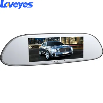 

7'' Car Rear View Camera LED Night Vision Driving Recorder Reversing Large View Dasg Camera Rearview Mirror Monitor Dashcam T80