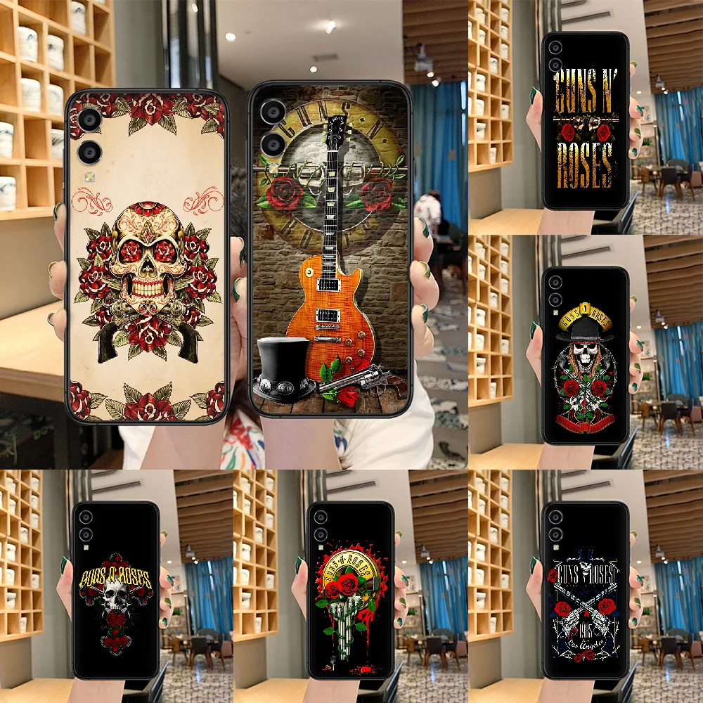 

Guns N' Roses Rock Band Phone case For Huawei Honor 10 10i 20 6A 7A 8 8A 8X 9 9X Play View 20 Lite Pro black cell cover fashion