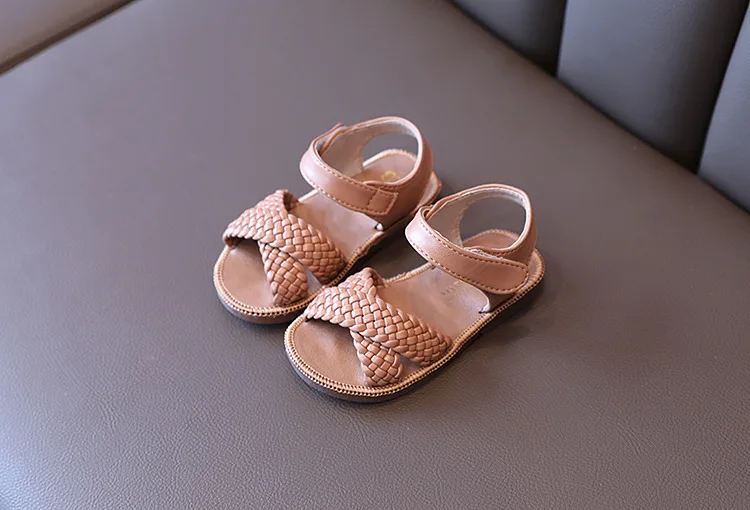 verão criança meninas sandálias crianças princesa sapatos sandálias de tecido bebê confortável infantil fundo macio crianças sapatos de praia casuais
