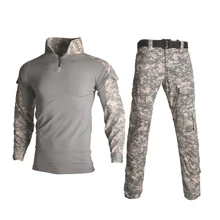 Мужская Военная охотничья военная игра тактическая форма ACU Мужская Боевая униформа тонкая специальная лягушка CS охотничий костюм