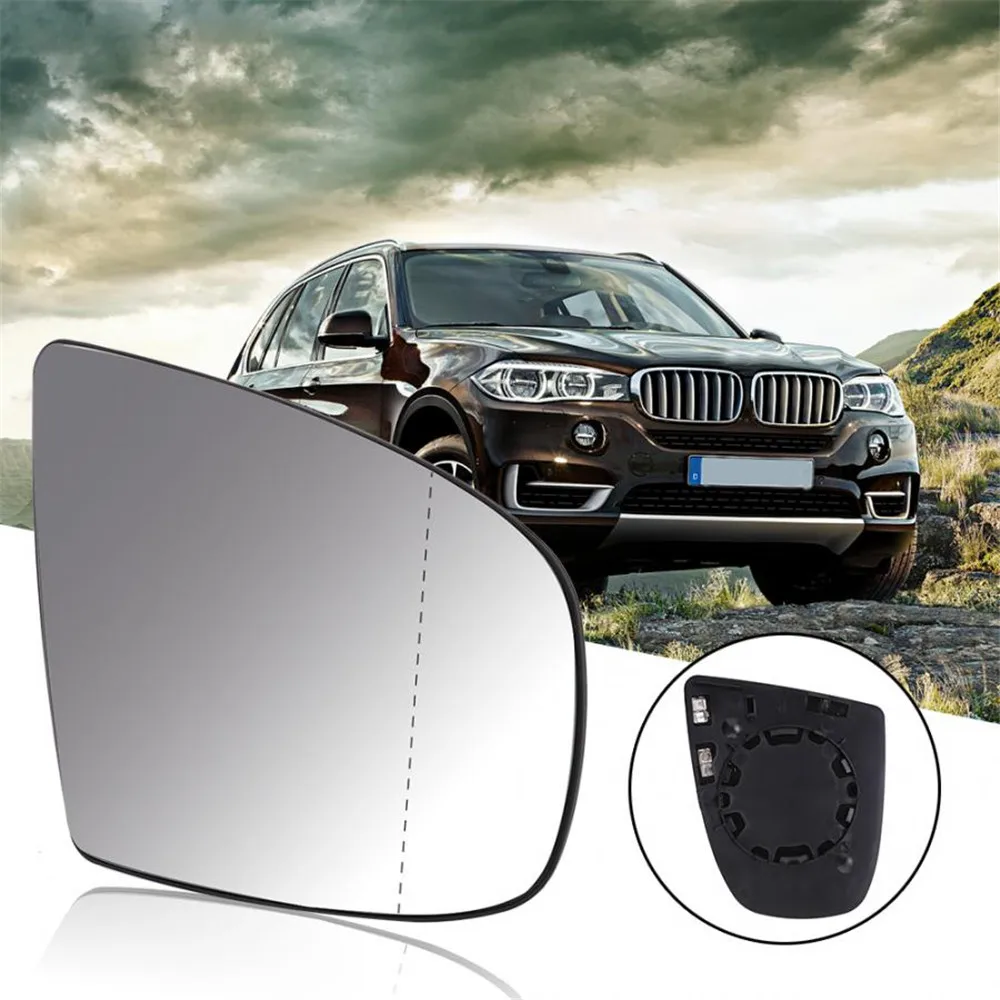 

Mirror Glass Heat Plate Reversing Lens For BMW X5 X6 E70 E71 E72 2008-2014 51167174981 51167174982