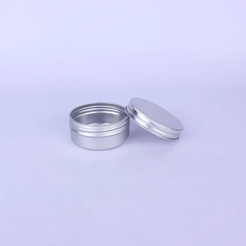 50 stücke 5g 10g 15g 20g 30g 40g 50g 60g 80g 100g Aluminium Zinn Gläser Lip Balm Zinn Behälter Mit Schraube Gewinde Deckel Kerze Tee Dosen Box – Detail 28