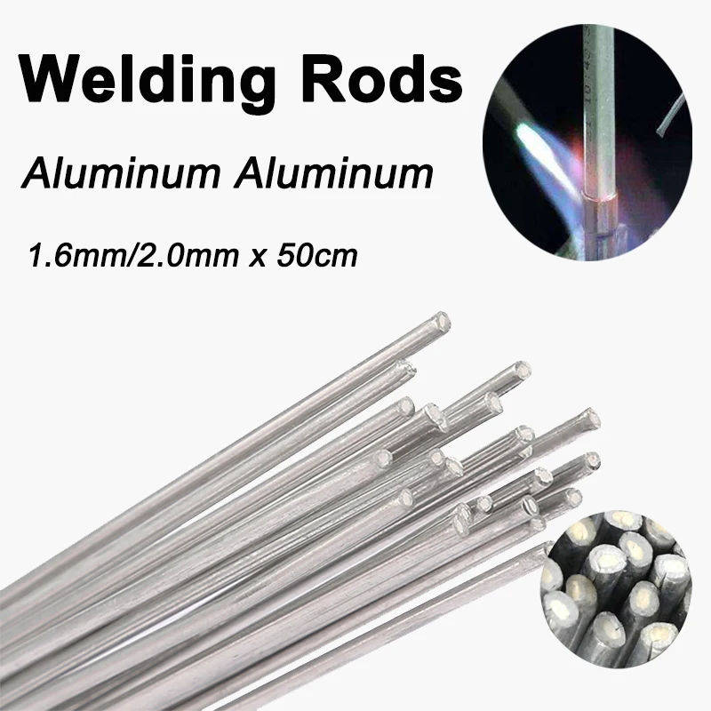 5/10/15/20pcs 50cm Welding Wire Low Temperature Easy Melt Aluminum Welding Rods for Soldering Aluminum No Need Solder Powder