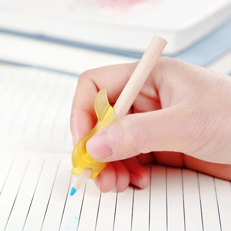 2019 Новый Силикагель маленькая рыбка карандаш держатель креативный детский карандаш держатель коррекция держатель для ручки ручка для