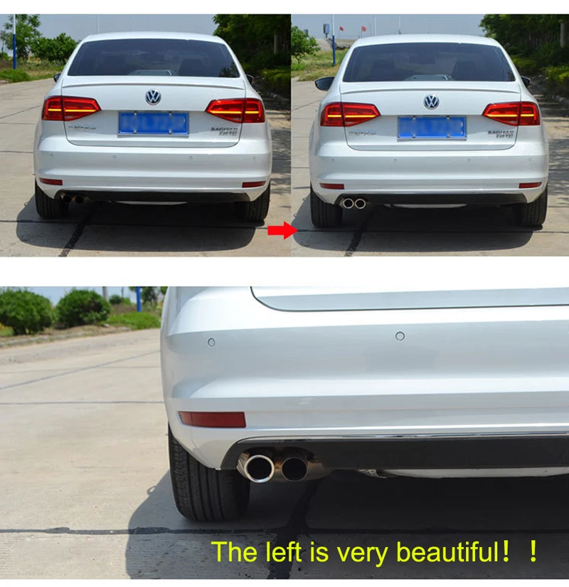 Stainless Steel Car Muffler Tailpipes For Volkswagen Cars | Car Muffler | Car Exhaust System