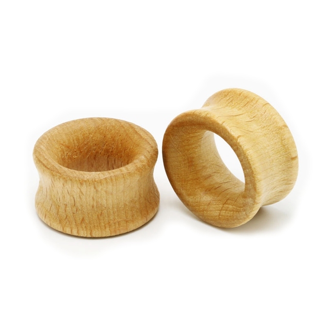 Wood Ear Gauge Earring Plugs And Tunnel Flesh 6-30Mm Wood Ear Expander Saddle Plugs Stretcher Piercing Oreja Dilataciones