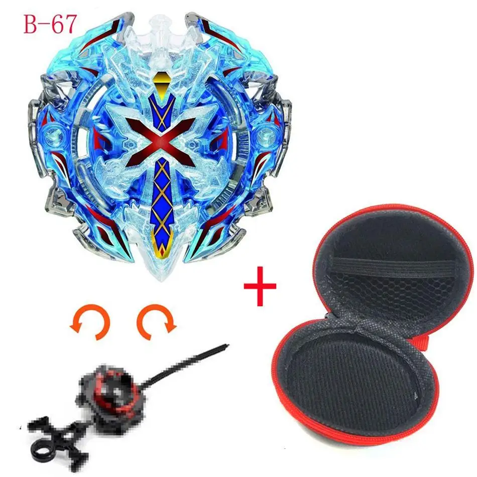 Бейблэйд пусковые устройства Beyblade Burst B128 Металл Fusion игрушки Арена Bey Blade Achilles Bable Fafnir Phoenix Blayblade - Цвет: B67