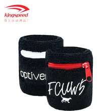 Прямые поставки Li Zicheng молния браслет черный и белый с узором петельчатый ворс поглощающие пот дышащие наручные Защитные корзины