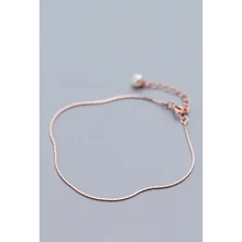 La Maxza браслеты из стерлингового серебра 925 пробы для женщин, серебряный браслет с искусственным жемчугом 925, женские, женские золотые аксессуары