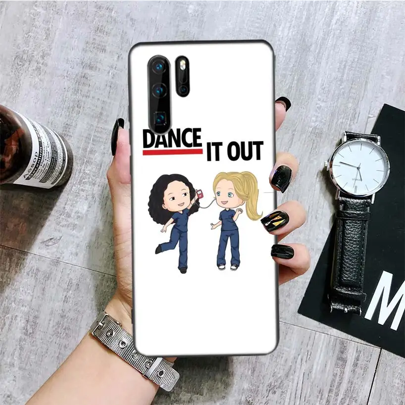 GREYS Anatomy черный чехол для телефона huawei mate 30 20 10 P30 P20 P10 Pro Lite P Smart Z роскошный Coque Shell