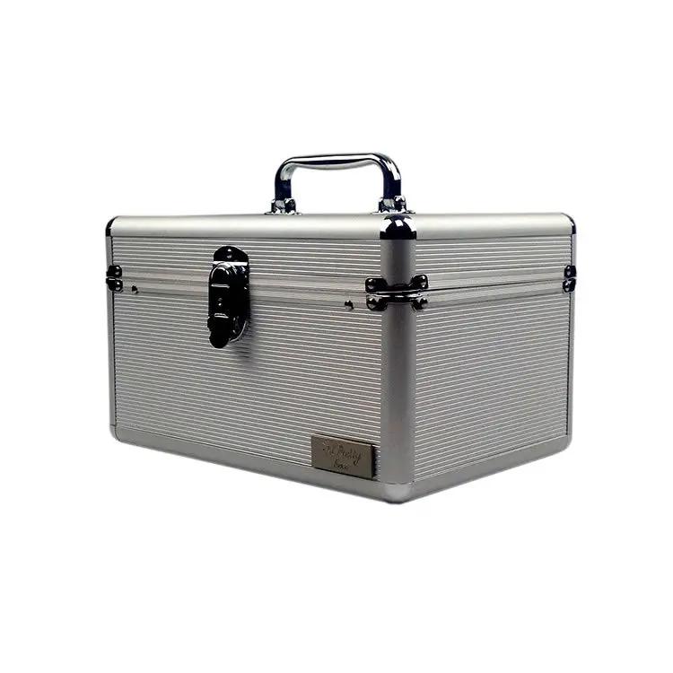 

Foreign Trade Manufacturers Cosmetic Storage Manicure Beauty Box PVC Cosmetic Bag Suitcase Type WOMEN'S Bag Customizable