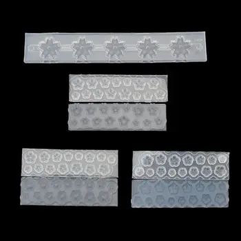 

DIY Floral Necklace Bracelet Flower Chain Earring Resin Mold Jewelry Making Tool