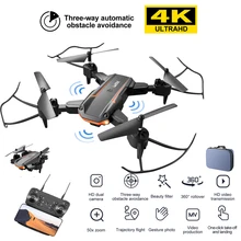 

Mini Drone 4K HD Professional Camera WiFi FPV Foldable Obstacle Avoidance Altitude Hold Mode RC Quadcopter Toys Boys KY603