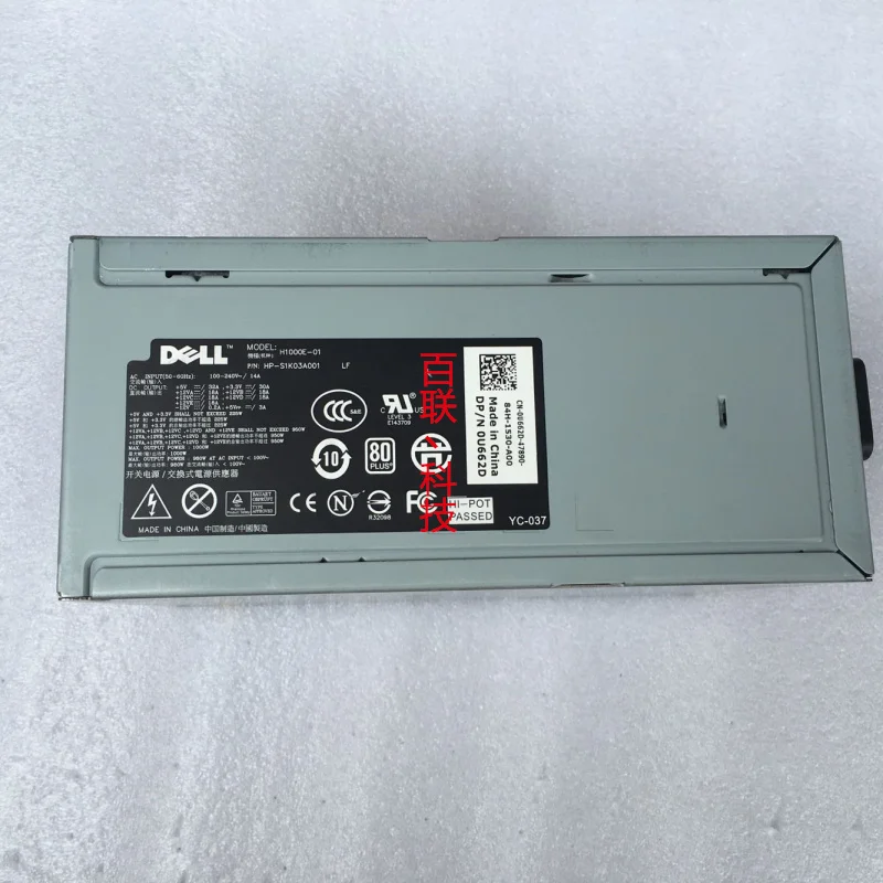 Для DELL JR761 Dell H1000E HP-S1K03A001 1000w Мощность XPS 730 T7400