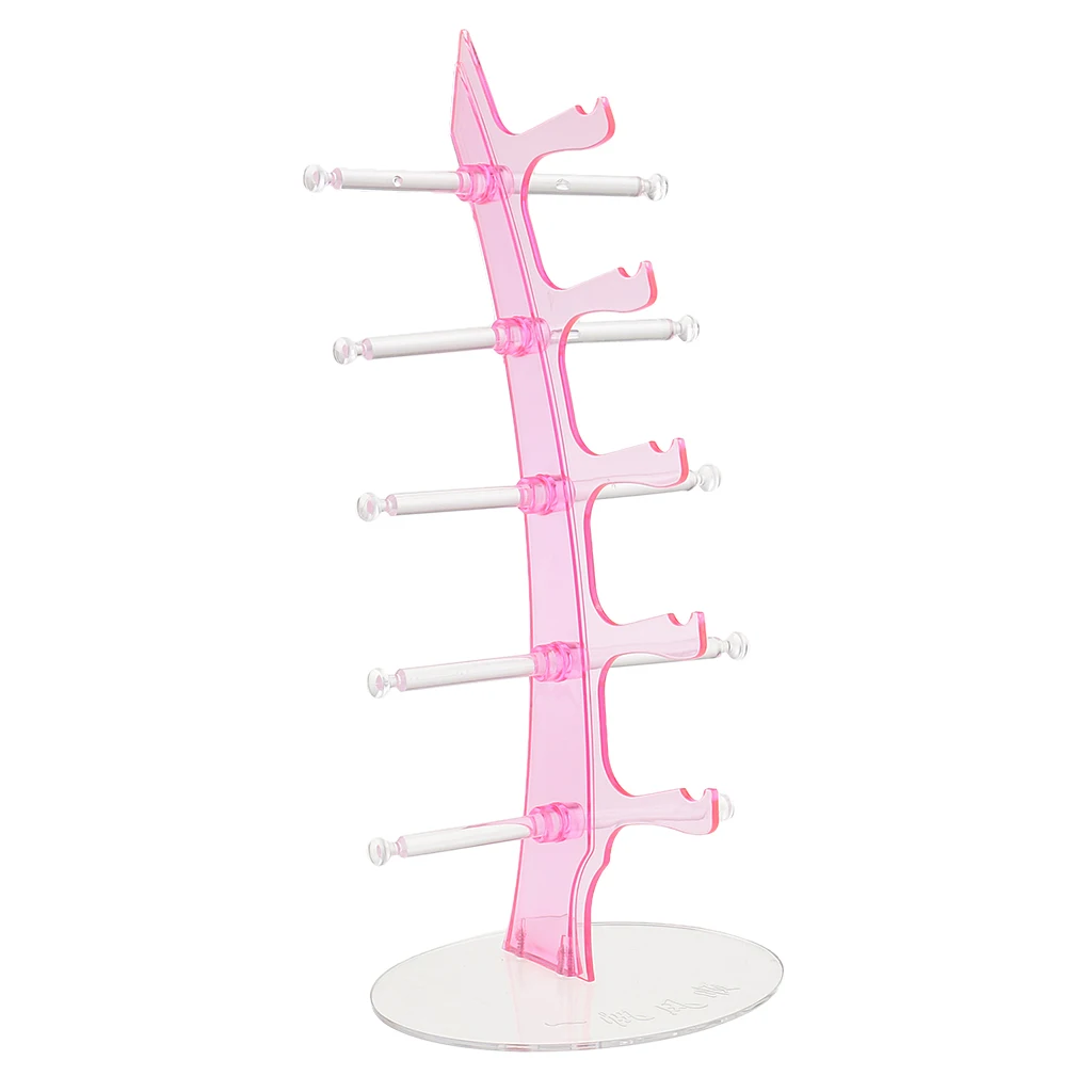 5 Pair Sunglasses Eyeglasses Glasses Frame Display Stand Rack Holder Shelf