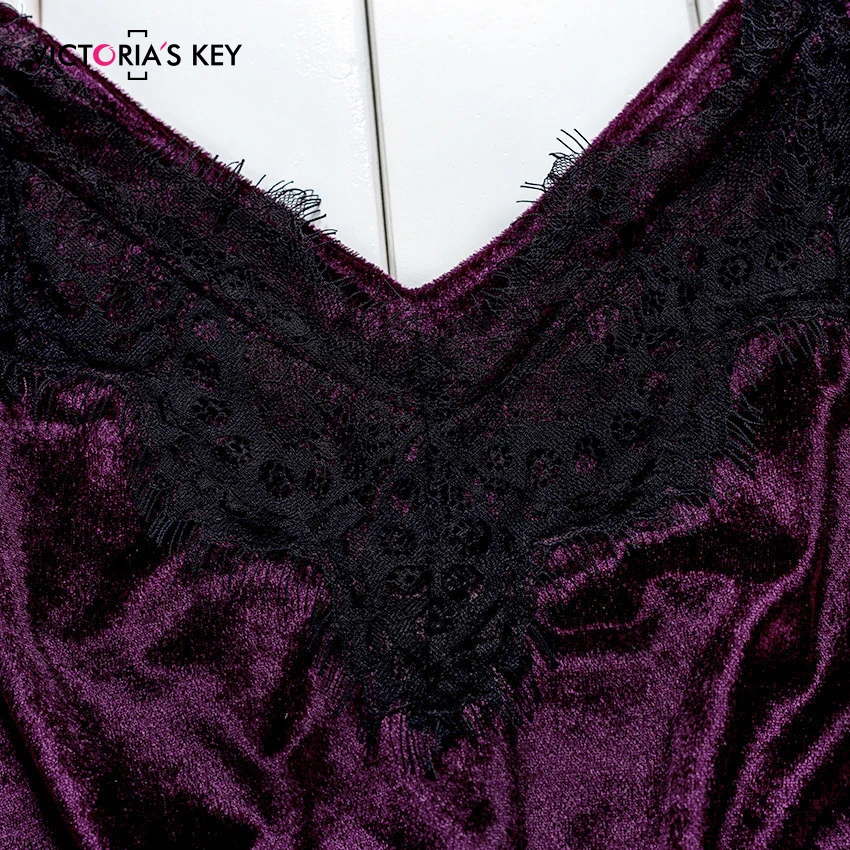 Сексуальный бархатный топ и шорты, пижамный комплект, осенне-зимняя женская кружевная одежда для сна на бретельках, фиолетовые пижамы без рукавов, одежда для сна