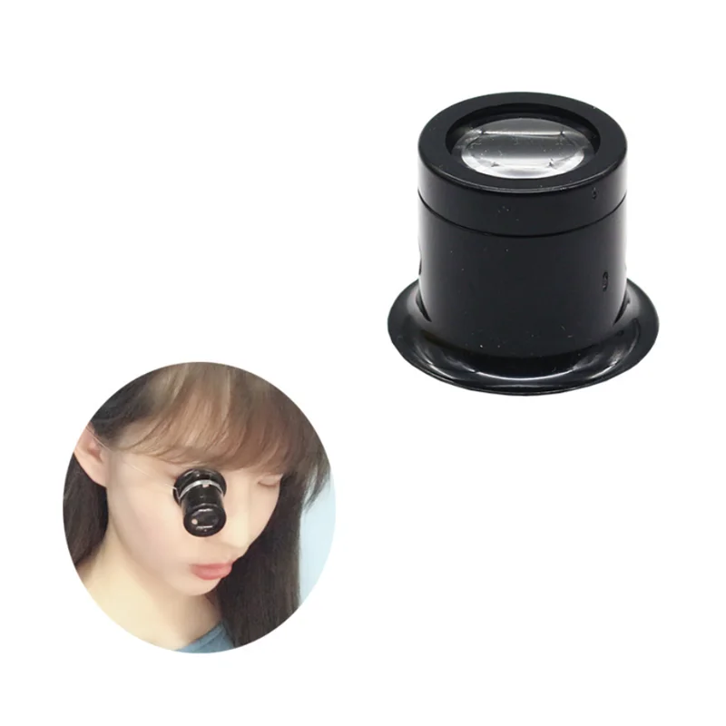 Pro Monocular Magnifying Glass 5X 10X Loupe Lens Jeweler E Dyxl Magnifier N3A4 