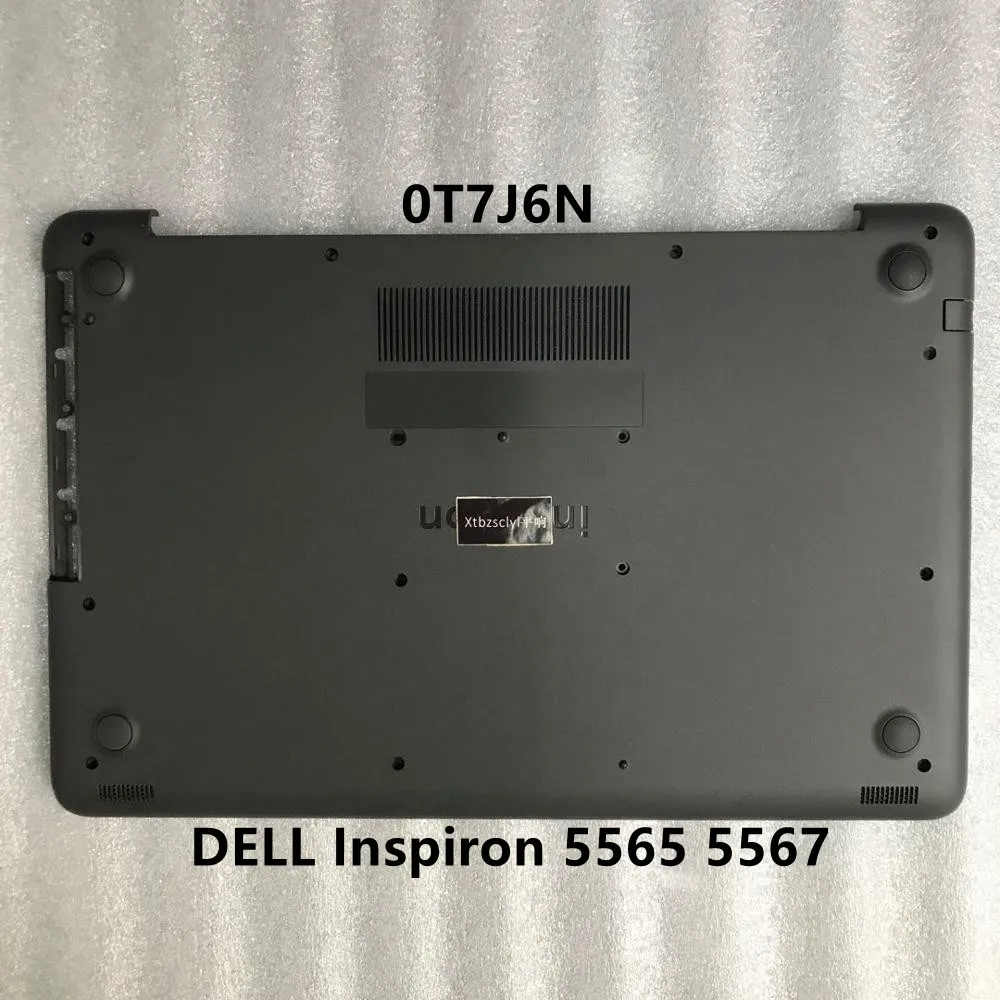 Новинка для Dell Inspiron 15 5000 5565 5567 Нижняя крышка Корпус ноутбука черный серый T7J6N 0T7J6N |